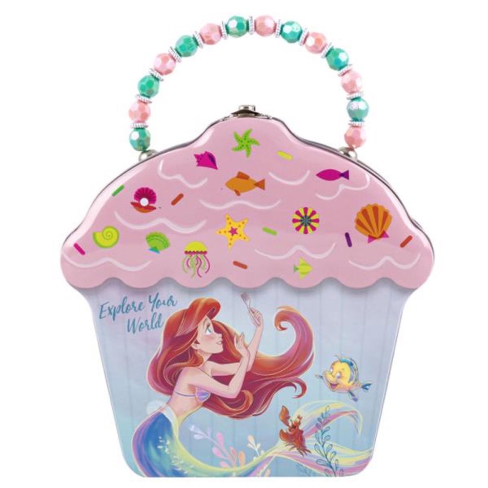 Disney Mermaid Cupcake Lunchbox Pink and Blue